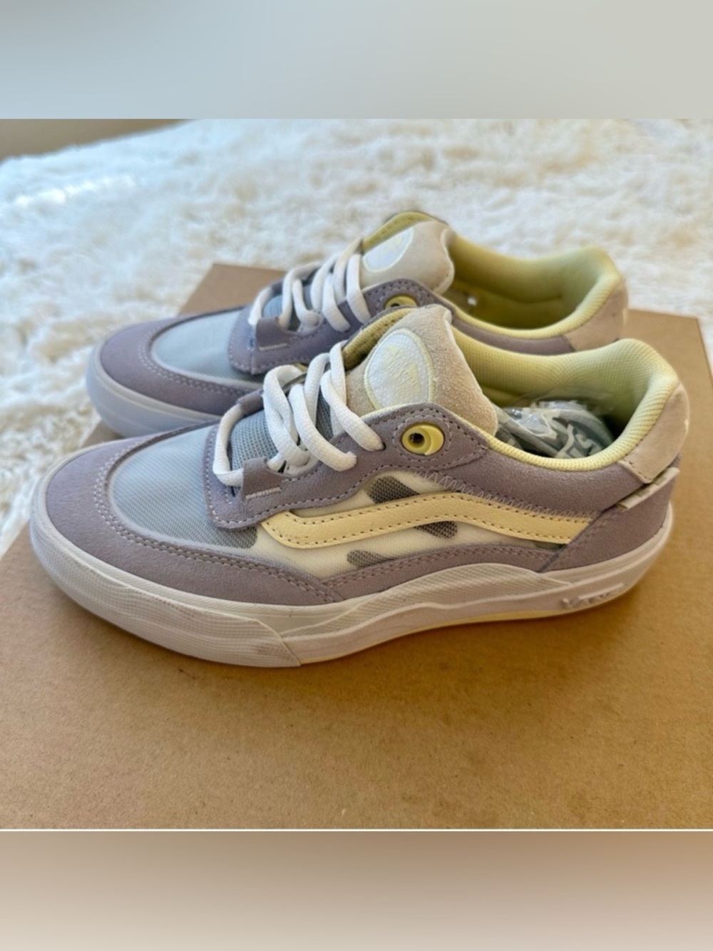VANS Wayvee Dusty Blue Skate Shoes Men’s 3.5 Women’s 5 PopCush Sneakers NWOT